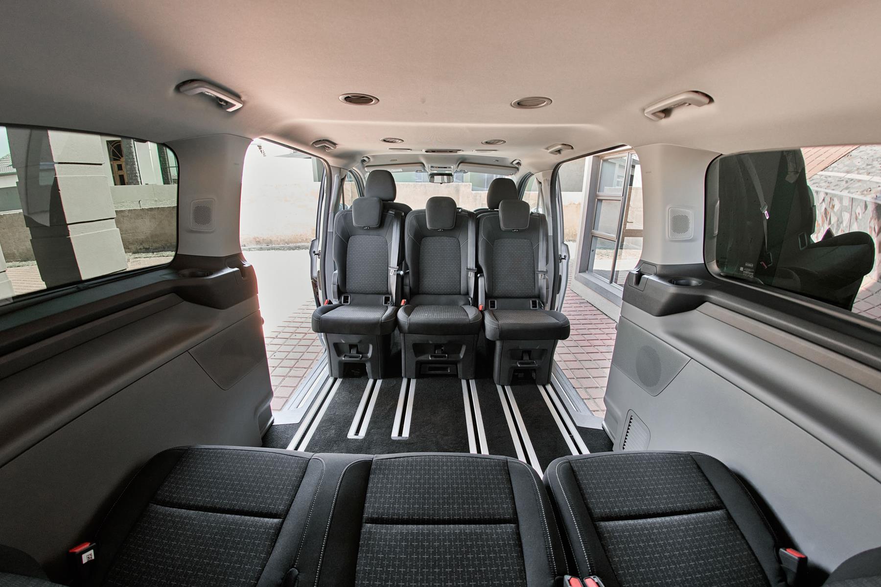 Ford Tourneo Trend with rear seating in conference state