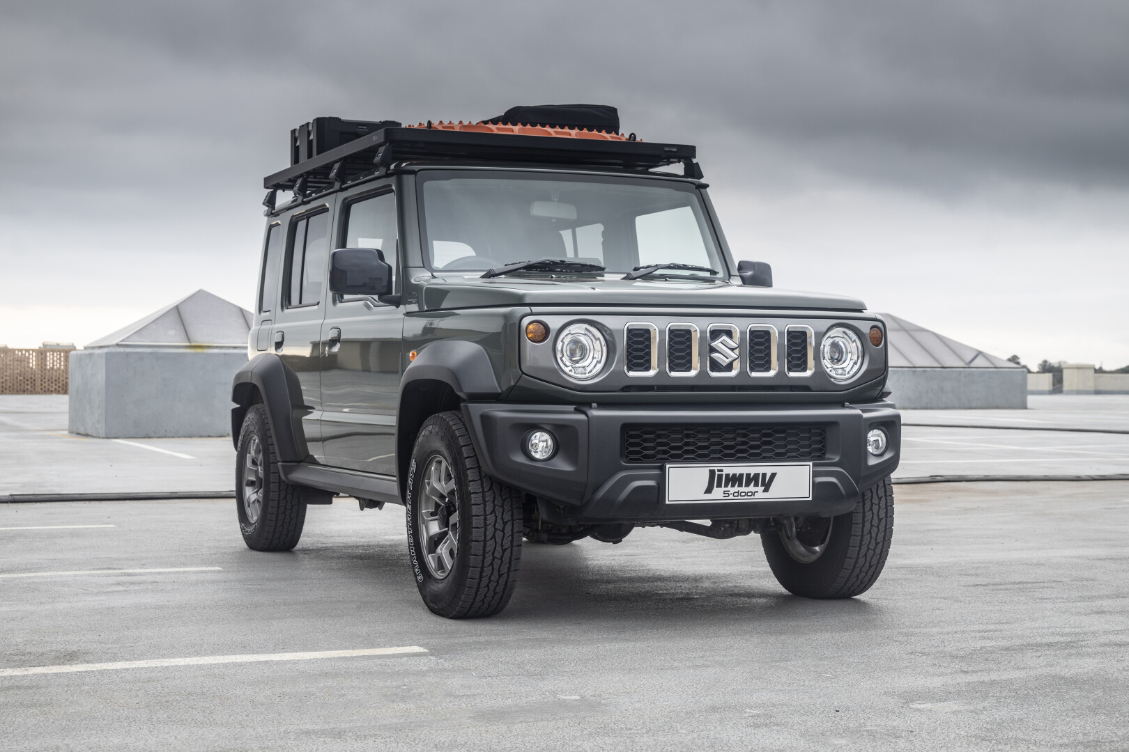 A grey Suzuki Jimny 4x4 SUV