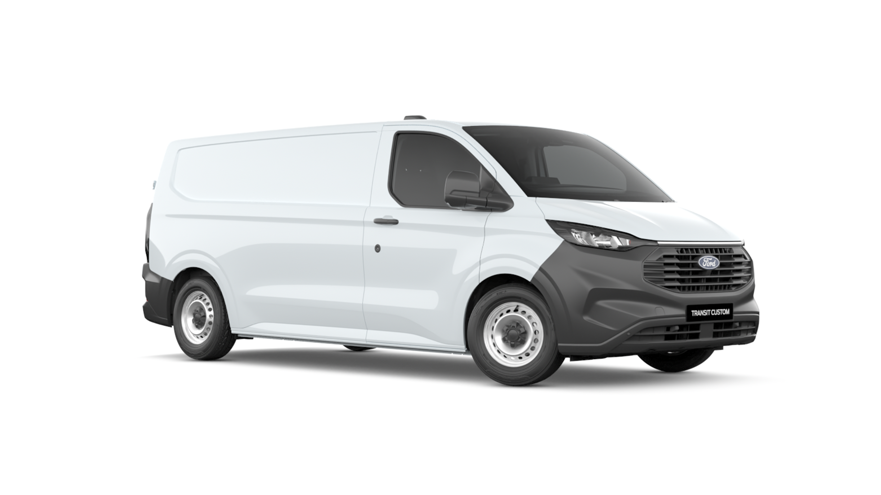 All ne white Ford Transit Custom