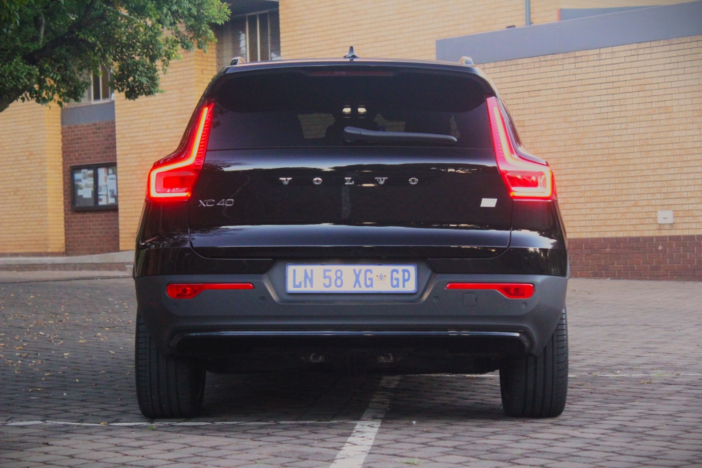 Brake lights of the new Volvo XC40 Recharge