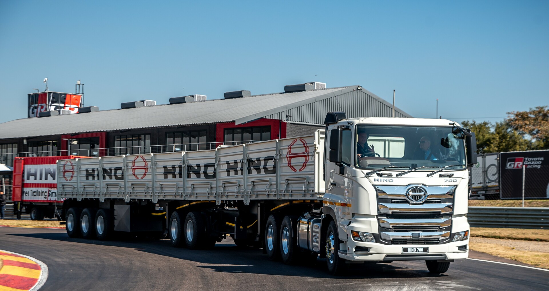 Hino truck and trailer