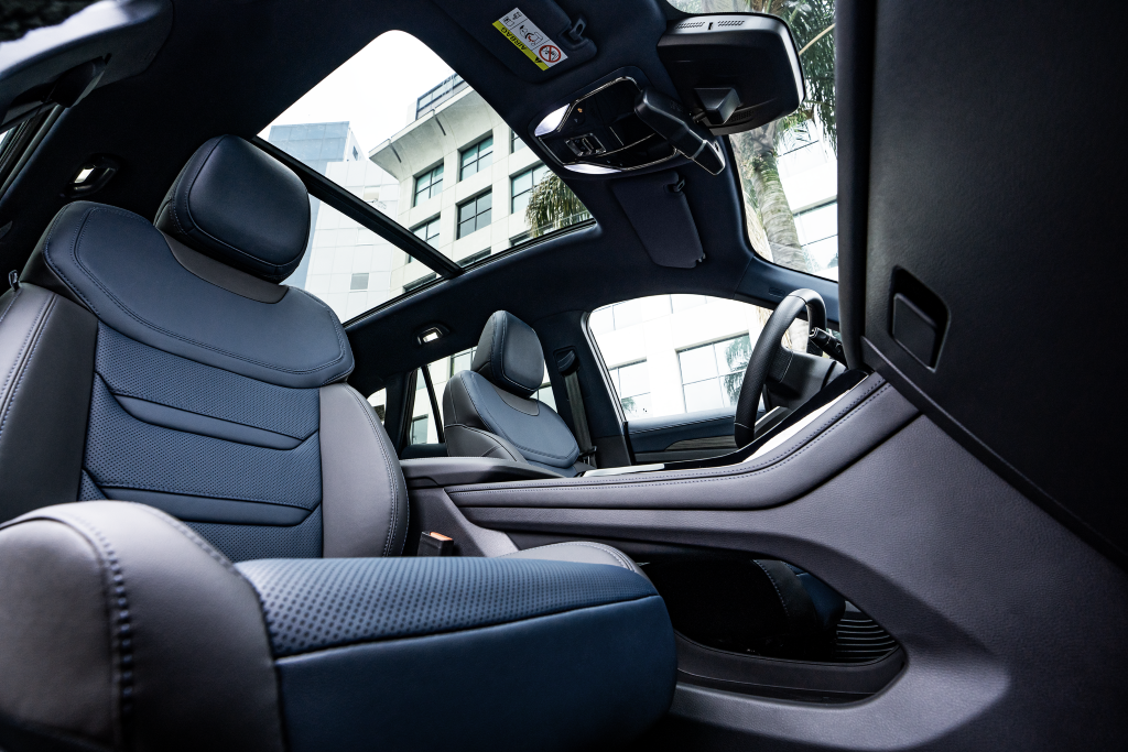 Electric front seat adjustment will be standard on the top-level Ford Territory Titanium