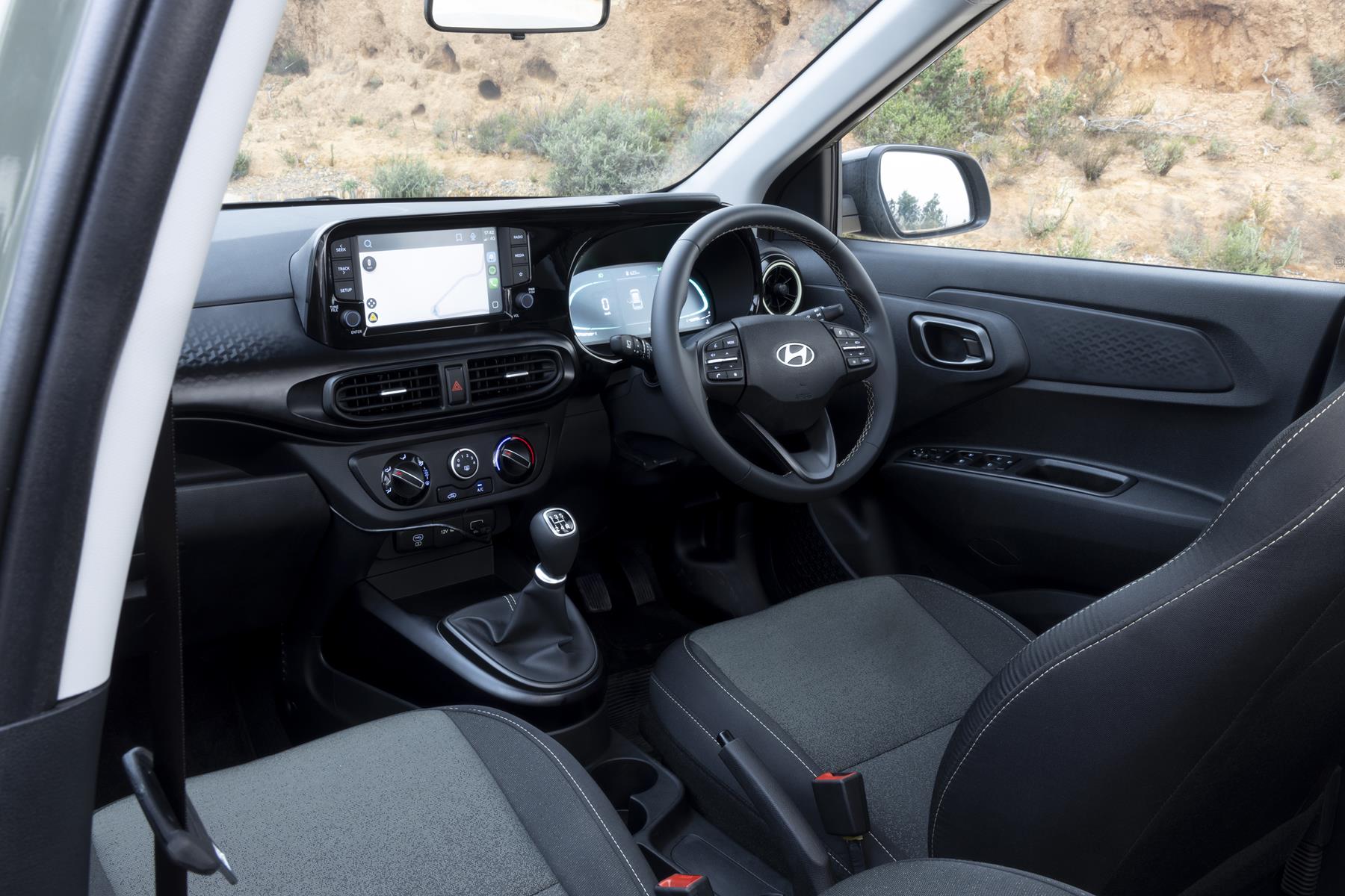 Hyundai Exter driver cockpit view