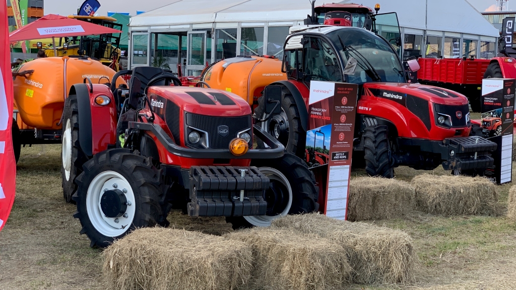 Mahindra's range of agricultural equipment ranges from tractors to implements.