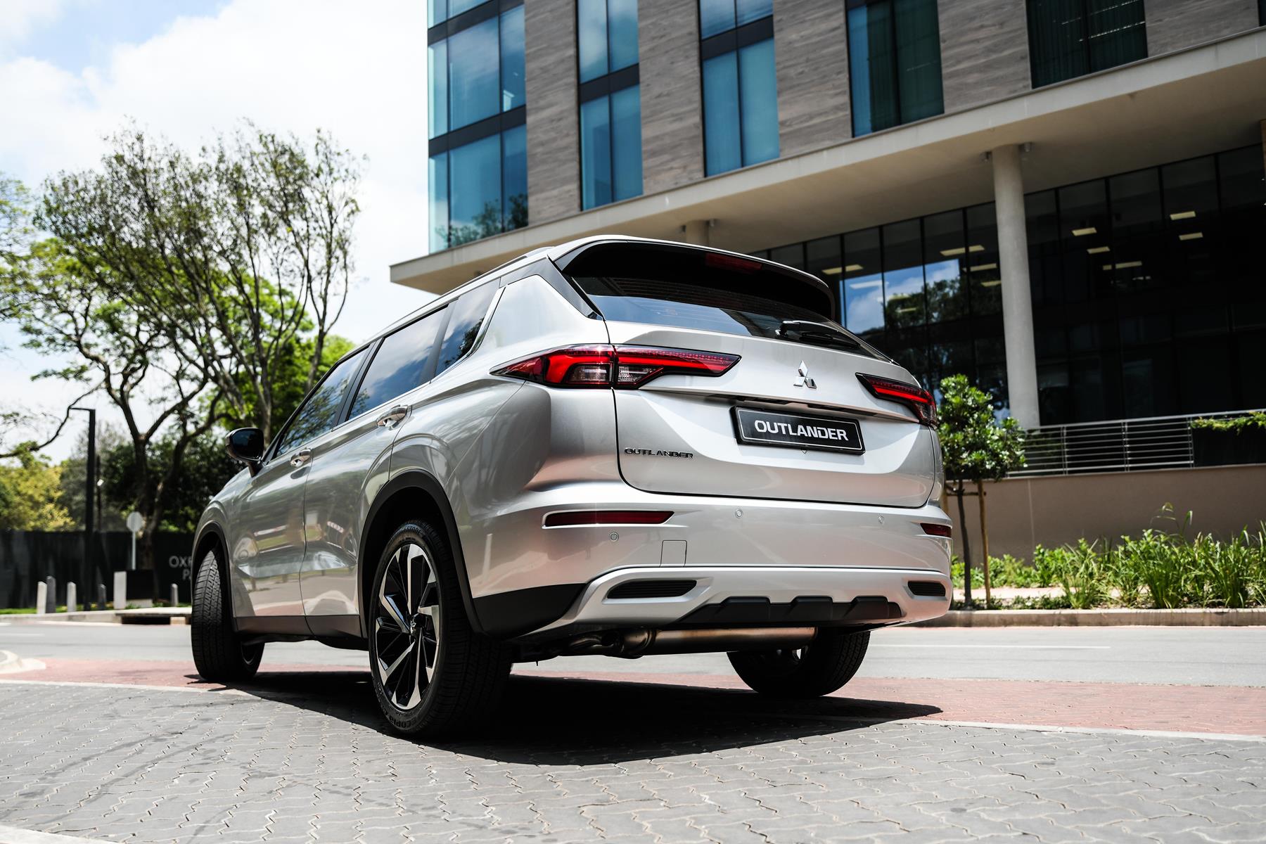 Rear of the Mitsubishi Outlander Exceed