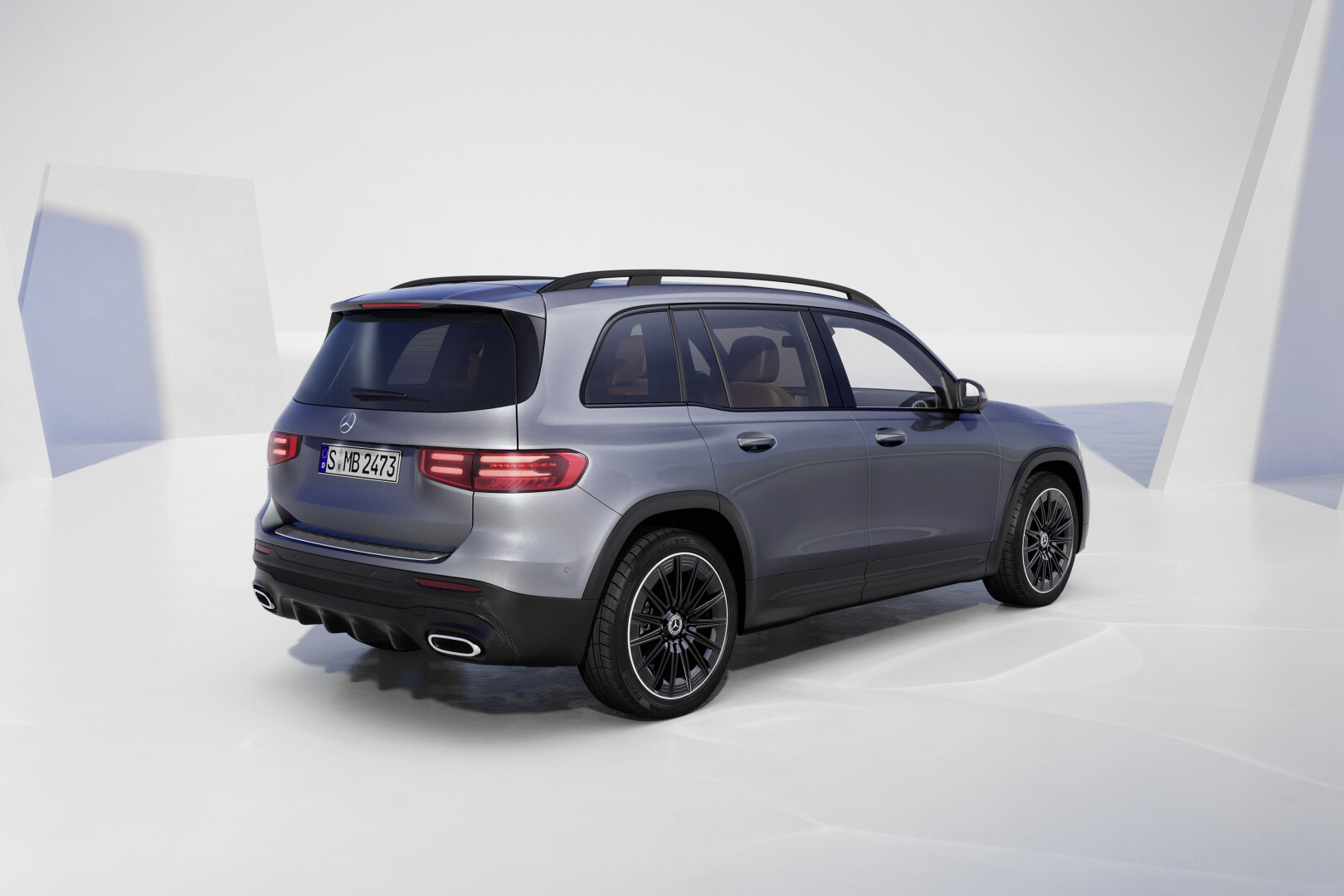 Mercedes-Benz GLB rear three quarter view