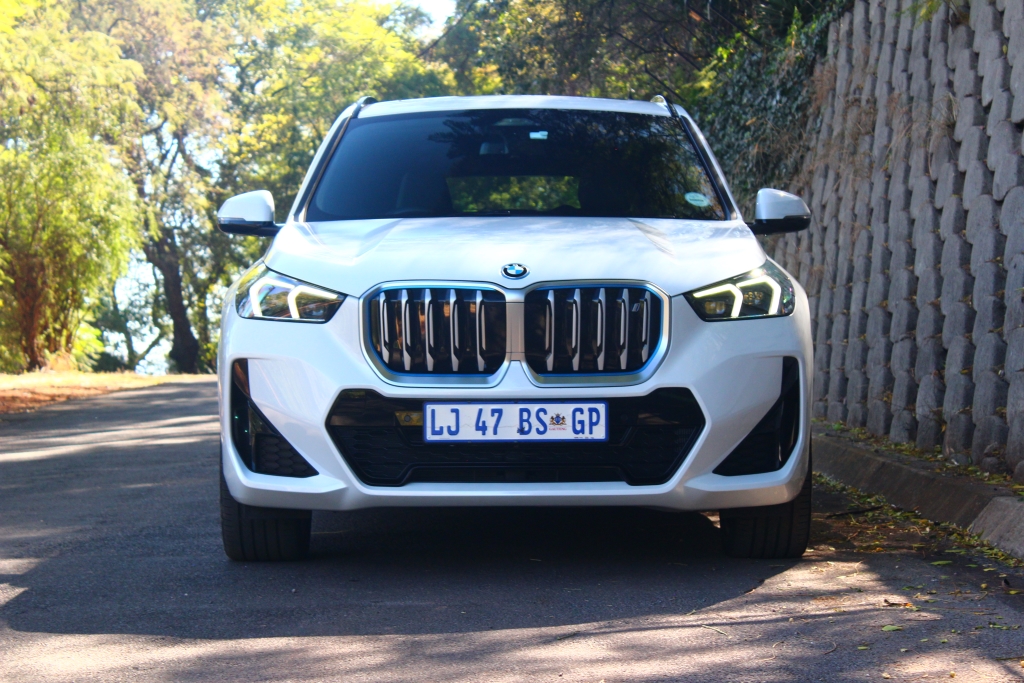 A big front grille marks the iX1 as a new-generation BMW, but those kidneys are only for show.