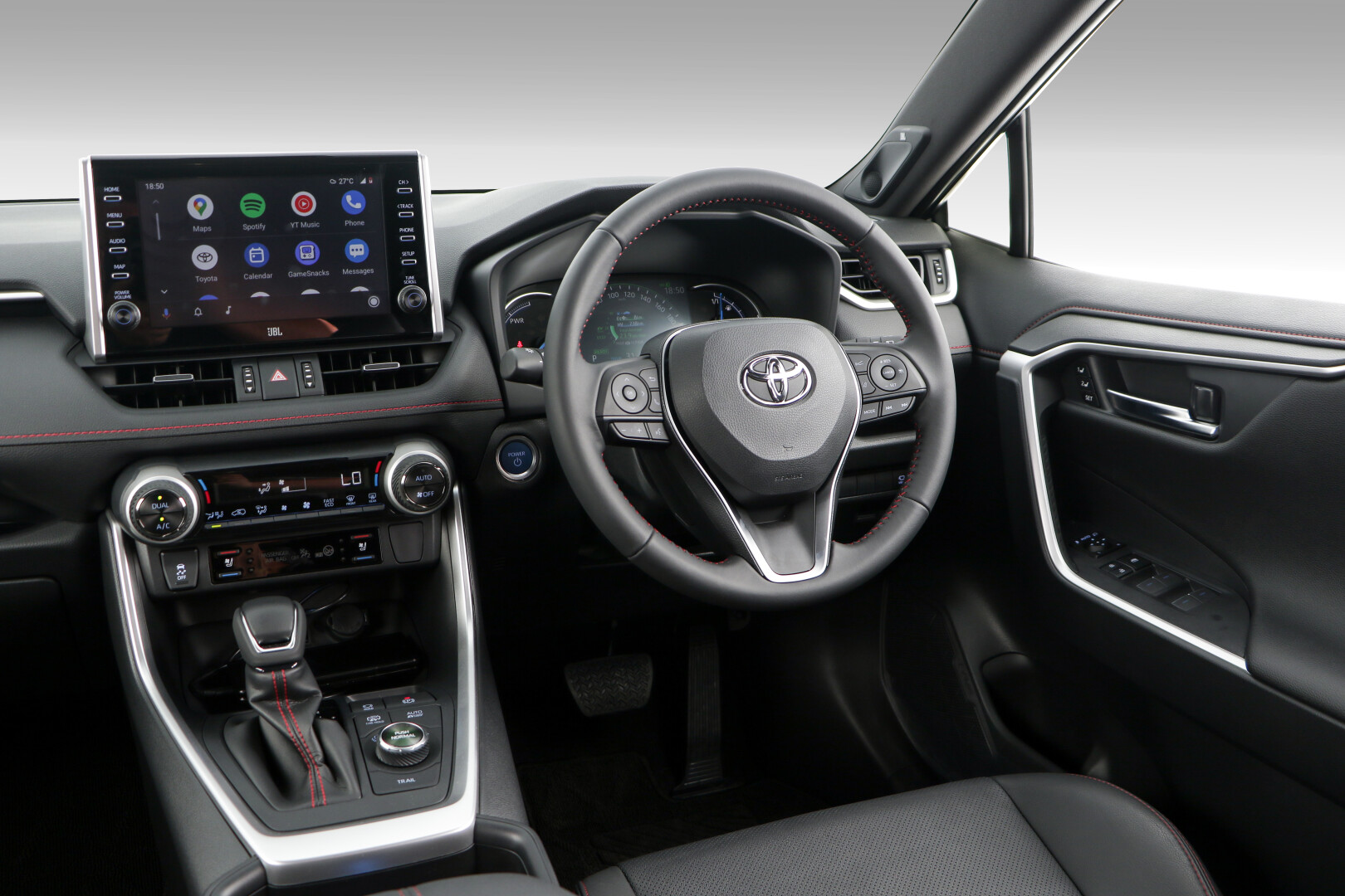 interior view of the Toyota Rav 4 Plug-In Hybrid