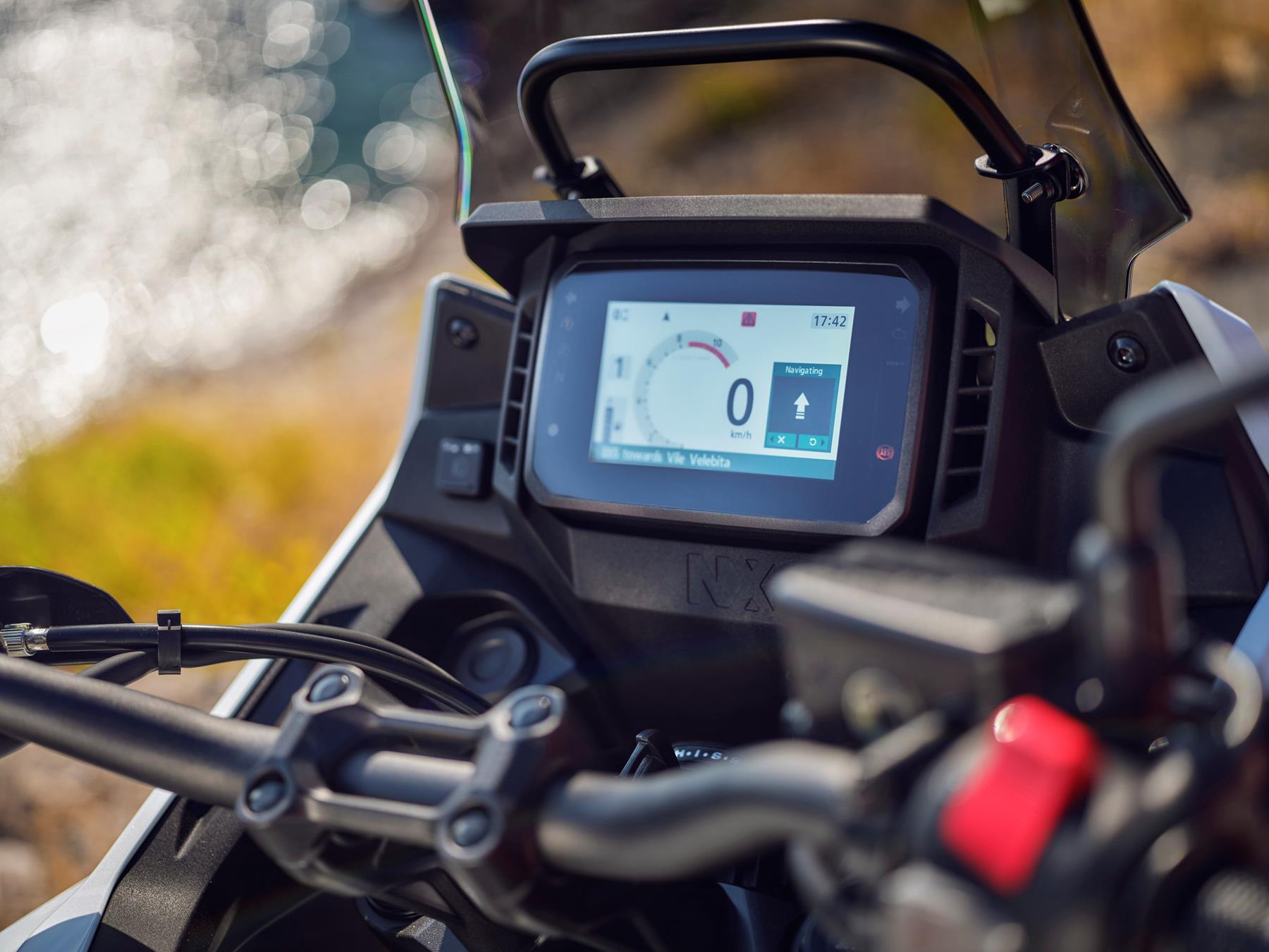 Honda NX500 integrated display