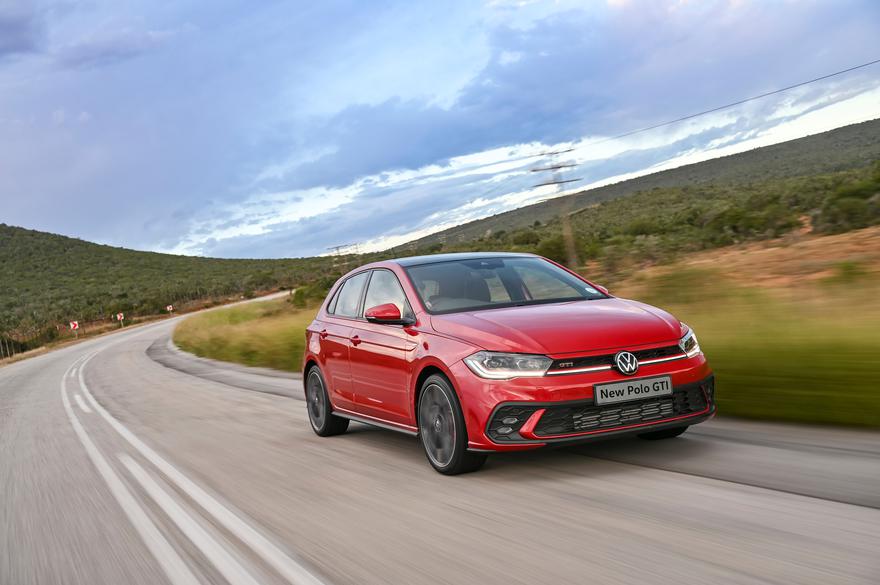 A Red Volkswagen Polo GTI Hot Hatch 