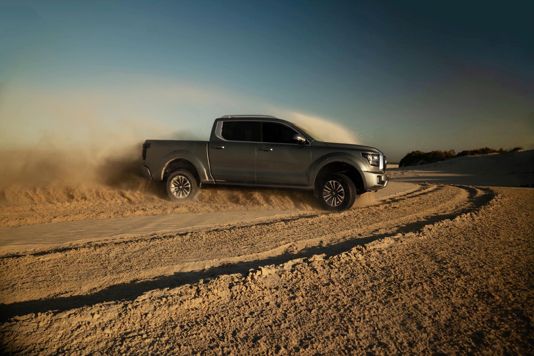 GWM P Series bakkie testing in the desert