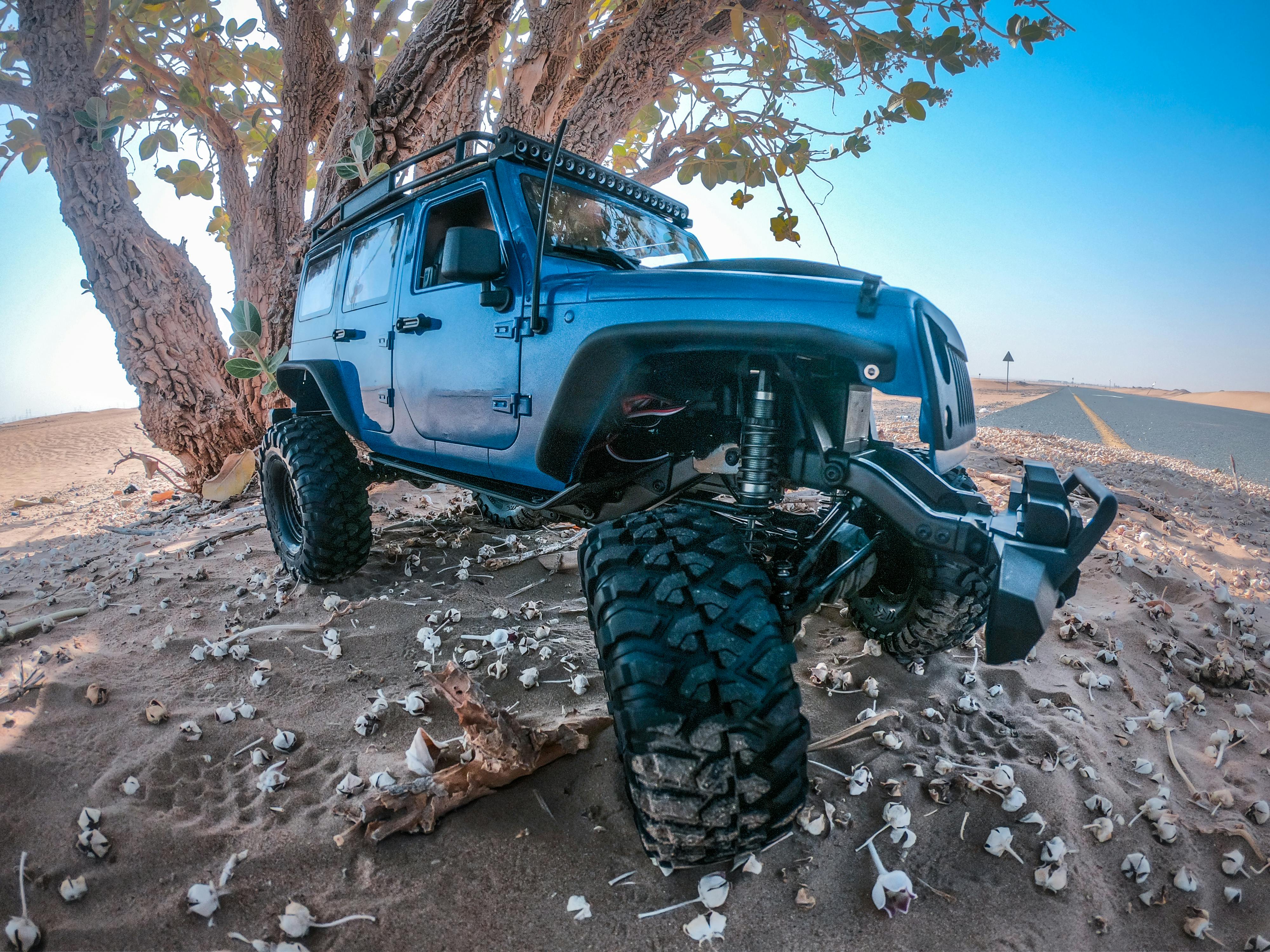 Off road vehicle with long travel suspension system