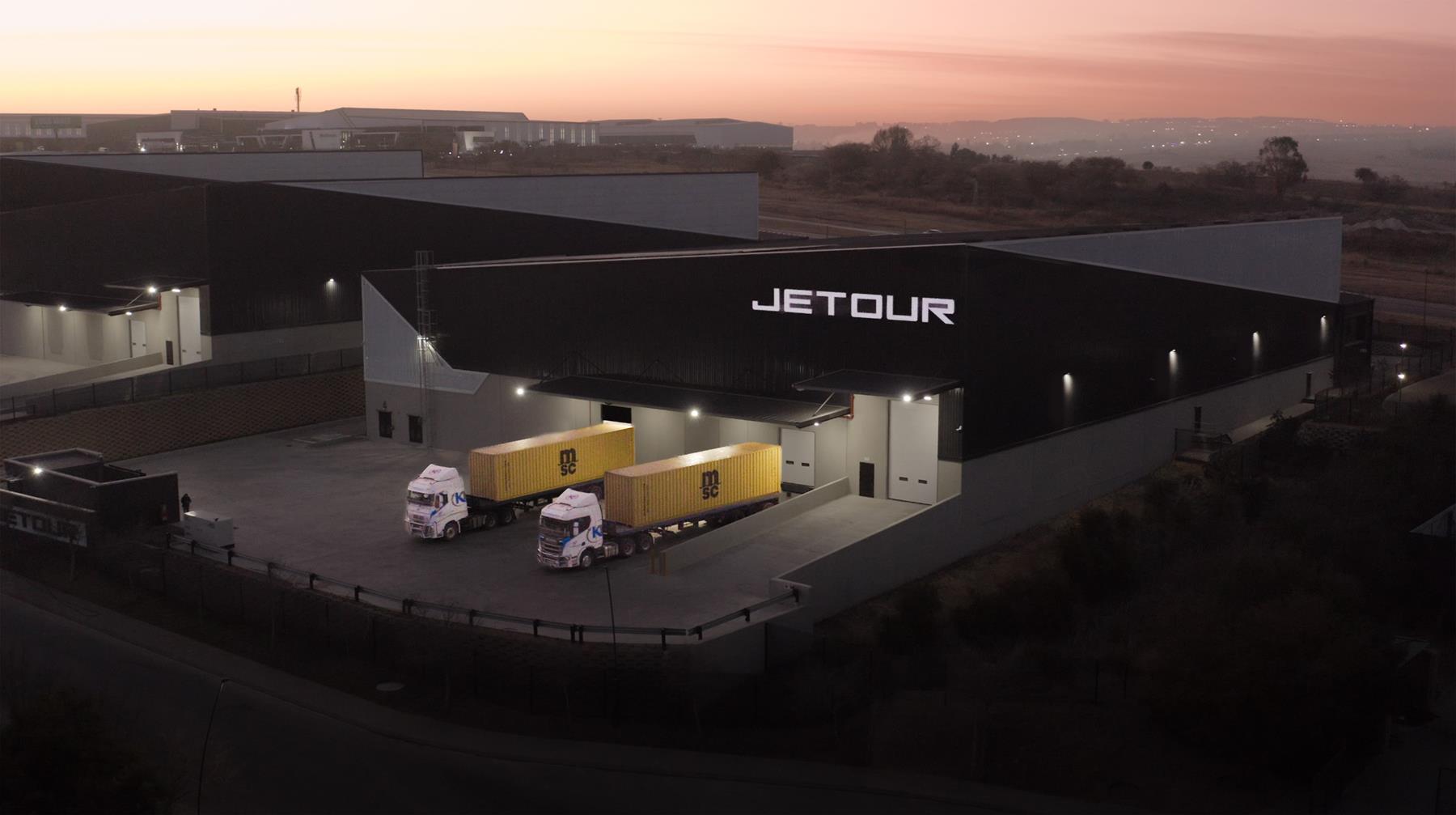 Jetour parts warehouse in Gauteng