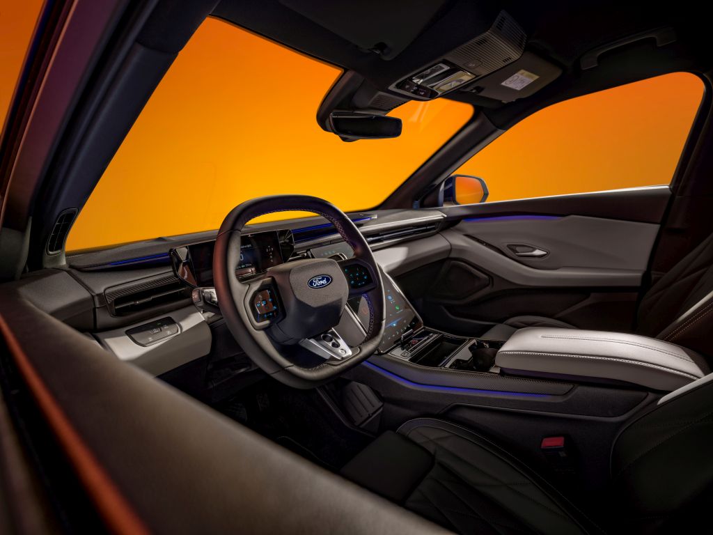 New electric Ford Capri interior