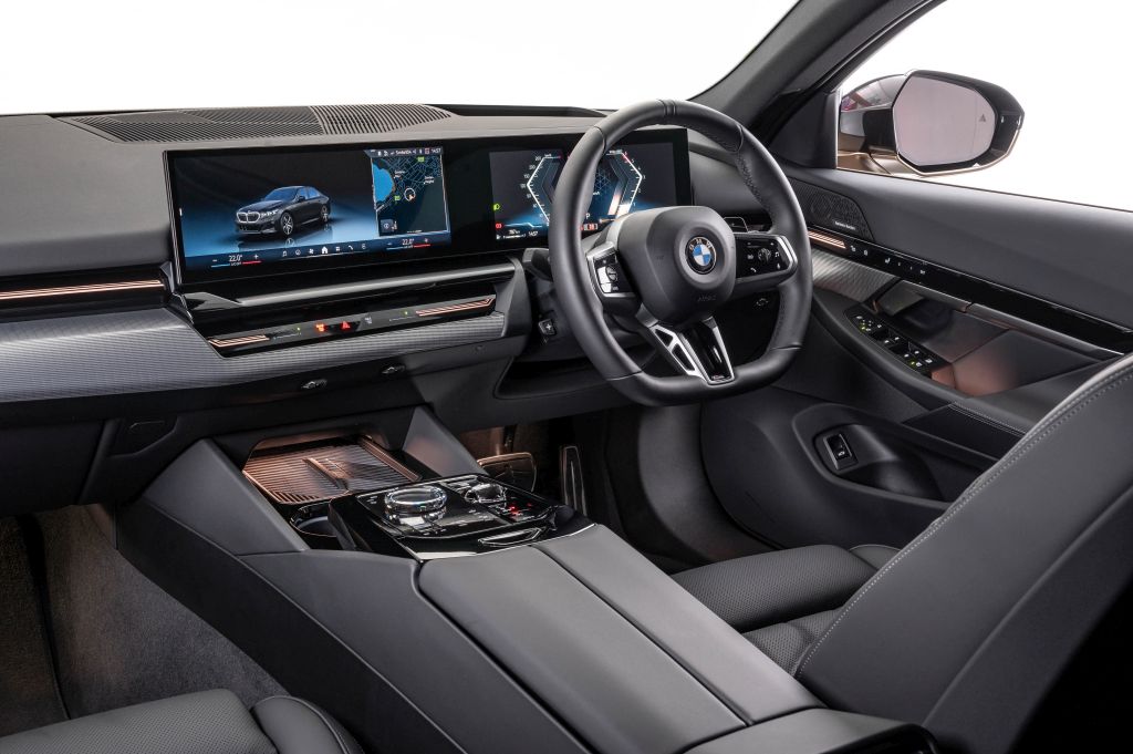 Interior view of the BMW 5-Series