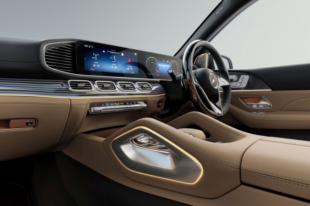 Interior view of the Mercedes-Maybach GLS