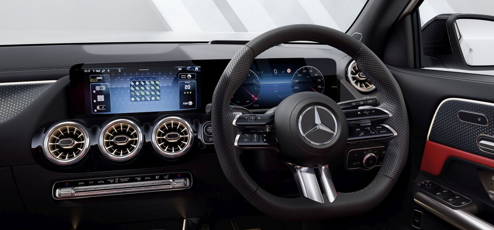 Mercedes-Benz GLA dashboard driver view