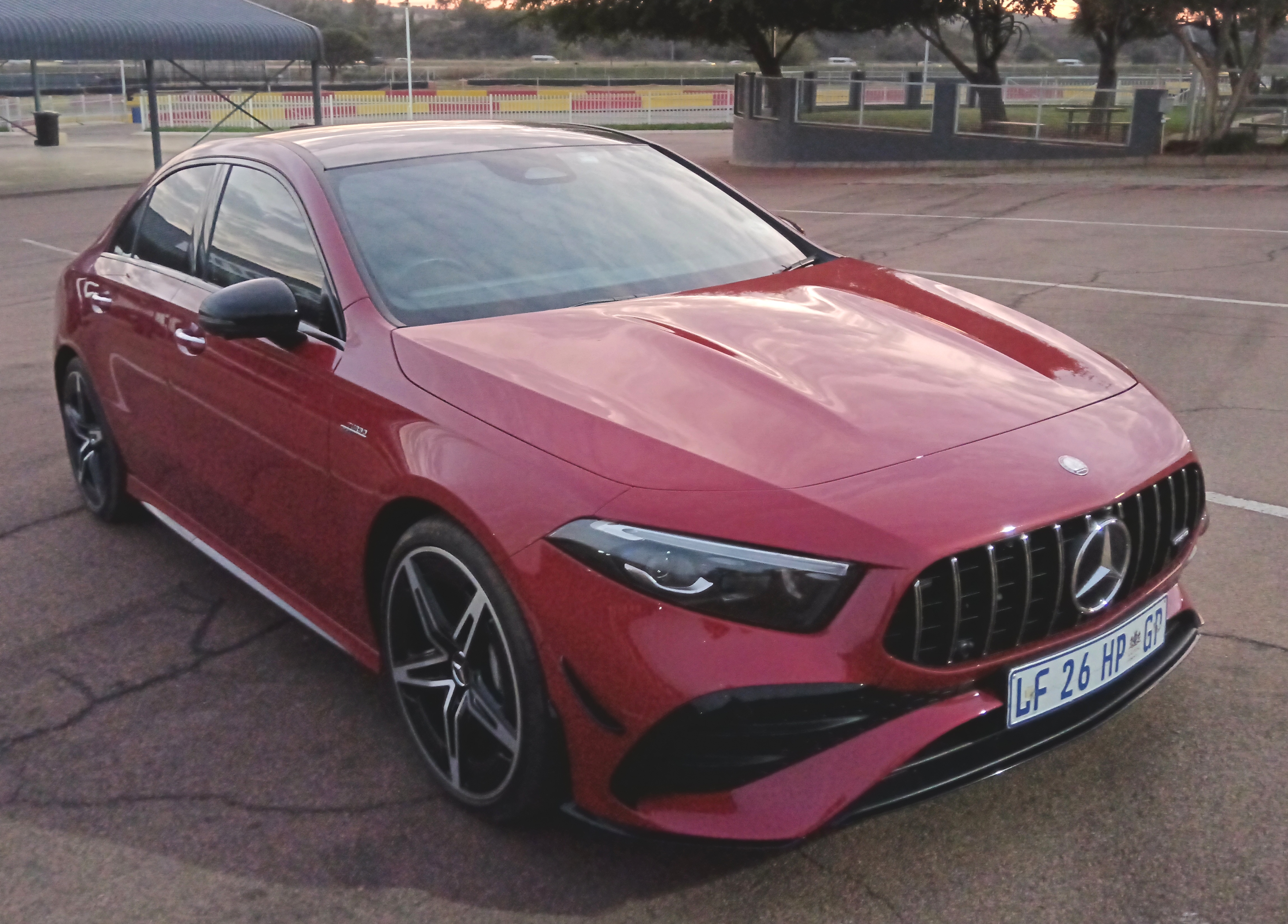 Exterior view of the Mercedes-Benz A35 AMG 4MATIC Sedan