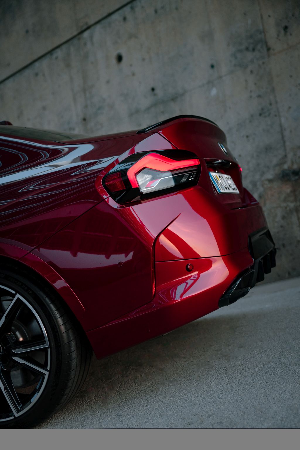 New BMW 2 Series Coupe boot spoiler