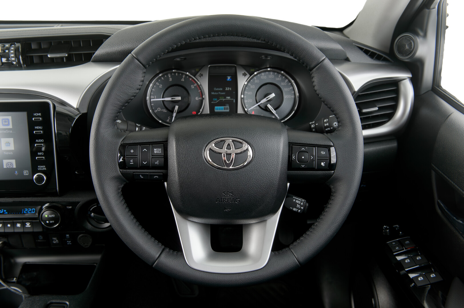 Toyota Hilux 48V Hybrid dashboard view