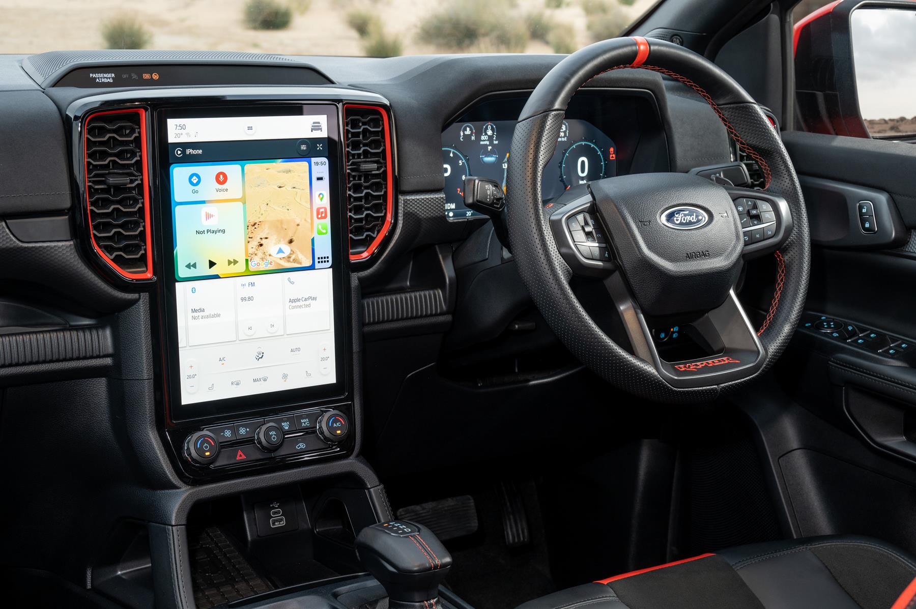 Ford Raptor interior view