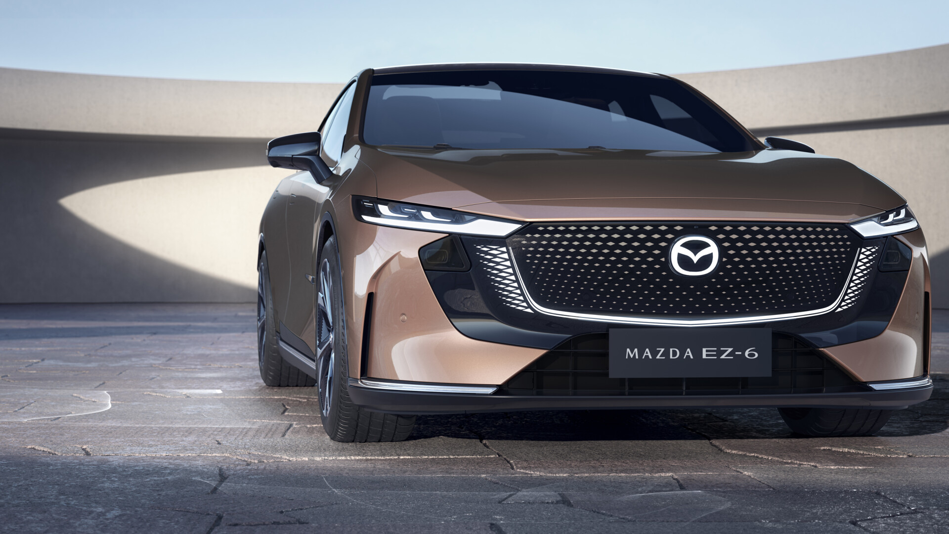 The Mazda EZ-6 electric vehicle