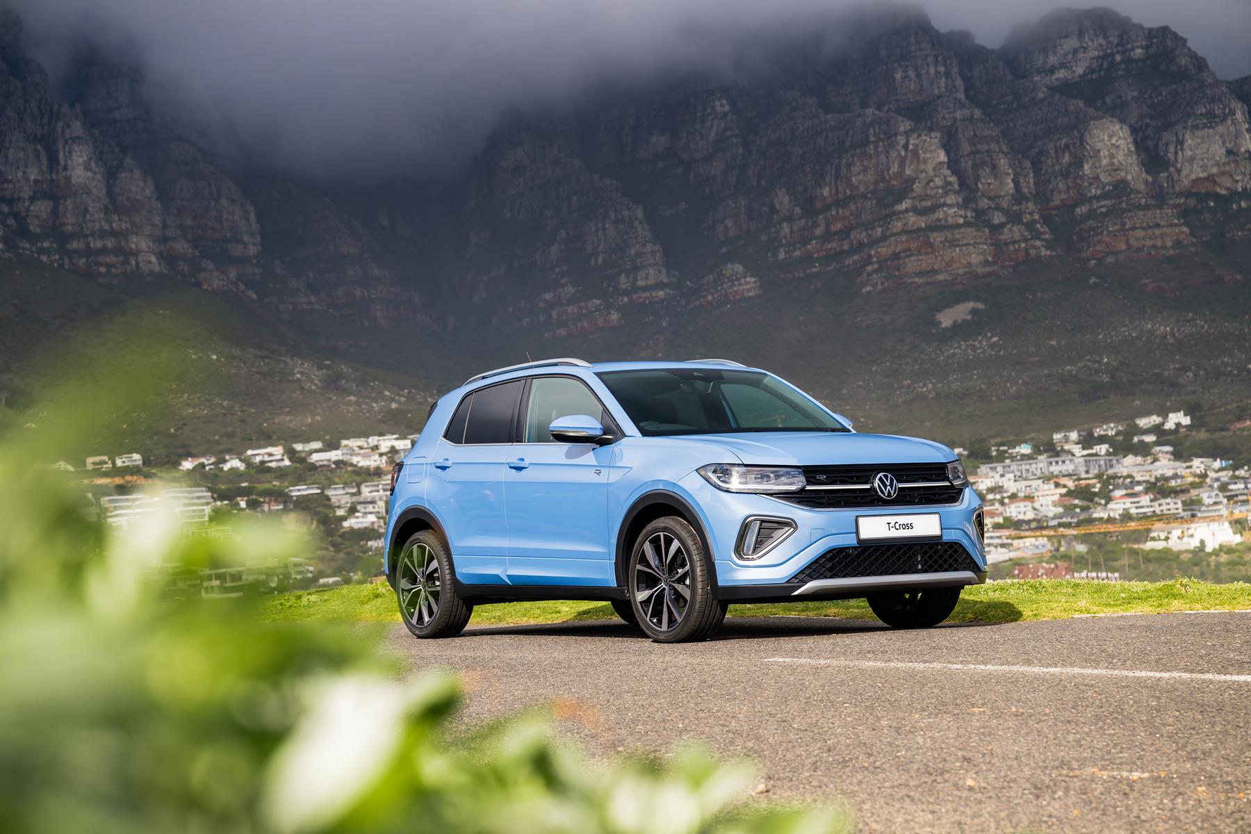 The new Volkswagen T-Cross front view