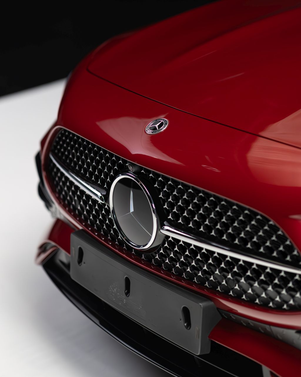 Stunning new grill of a new Merc being launched soon