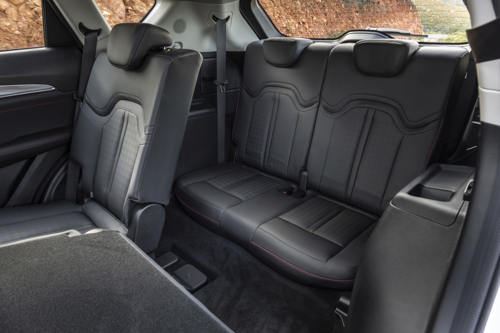 Jetour X70 rear seating arrangement