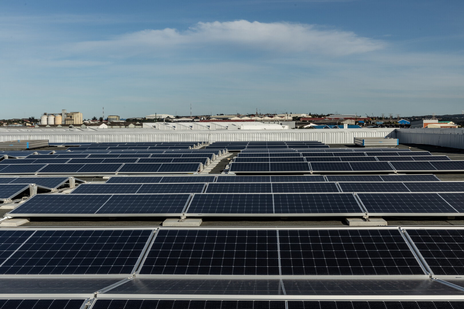 Solar panels for East London Mercedes-Benz assembly plant